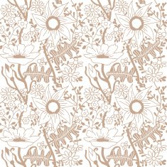 Seamless texture with flowers Endless floral pattern N107