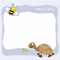 Baby announcement card N23