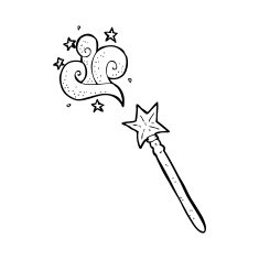 Cartoon Magic Wand N128