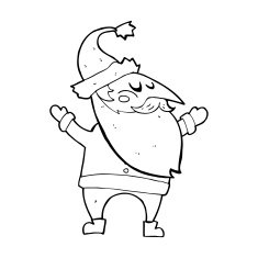 Cartoon Santa Claus N503