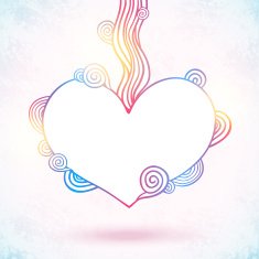Doodle heart Valentines day vector illustration N13
