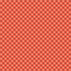 Decorative pattern of hearts