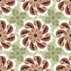 Seamless Floral Pattern (Vector) N72