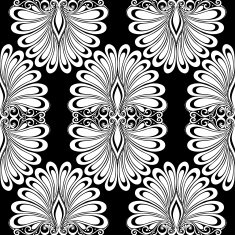 Seamless Ornate Pattern (Vector) N12