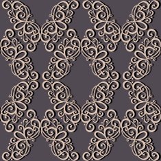 Seamless Ornate Pattern (Vector) N15