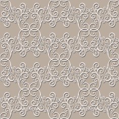 Seamless Ornate Pattern (Vector) N16