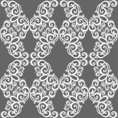 Seamless Ornate Pattern (Vector) N17