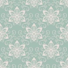 Seamless Floral Pattern (Vector) N77