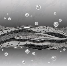 Vector abstract floral decorative background N12