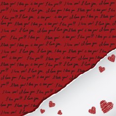 valentine card with handwritten N3