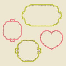 Birds flower and hearts concept Vector illustration N5
