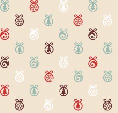 Christmas balls pattern