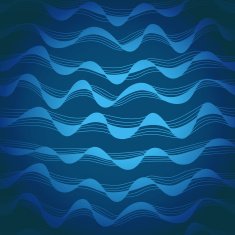 colorful seamless abstract hand-drawn pattern waves background N59