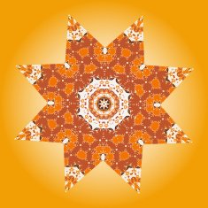 Oriental mandala motif N14