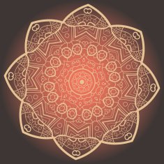 Oriental mandala motif N17