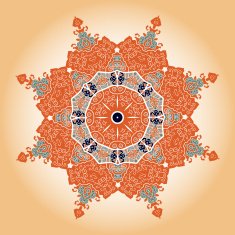 Oriental mandala motif N19