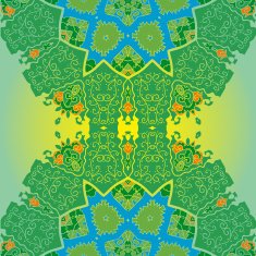 Oriental mandala motif N24