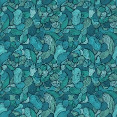 Seamless abstract hand-drawn pattern N23