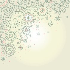 Hand-Drawn Abstract Henna Doodles N2