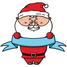 Santa label N2