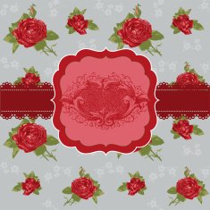 Vintage Flower Card N3