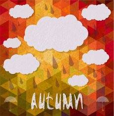 Triangle autumn background N2