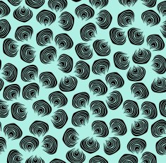 Linear stylish abstract seamless summer pattern