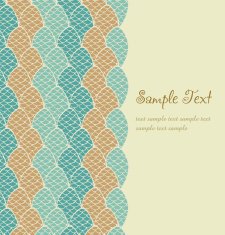 Ornamental colorful text background