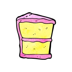 slice of cake cartoon N2
