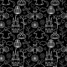 Halloween seamless pattern N21