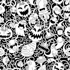 Halloween seamless pattern N22