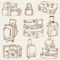 Doodle Travel Elements