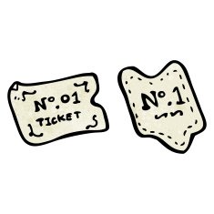 cartoon ticket stubs N2
