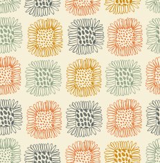 Bright seamless floral pattern