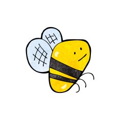 Cartoon Bee N216