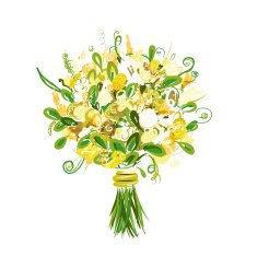 Floral bouquet for your design N6