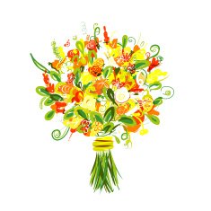 Floral bouquet for your design N7
