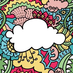 crazy cloud pattern