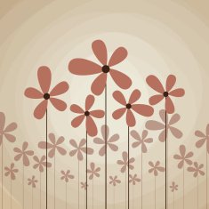 Vector floral background N8