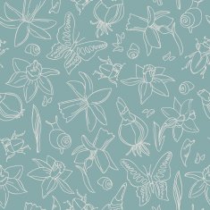 Flowers seamless pattern N9