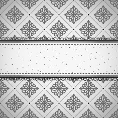 Classic card with ornament