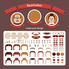 Doodle faces pazzle