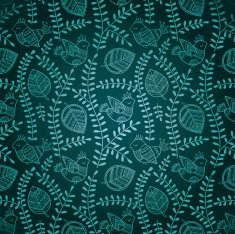 Seamless Floral Pattern N214