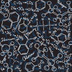 Chemistry seamless pattern