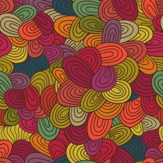 Seamless wave hand-drawn pattern N88