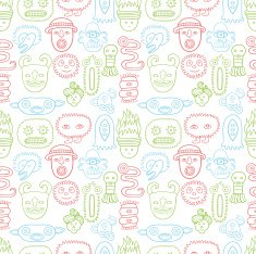 Monsters pattern N8