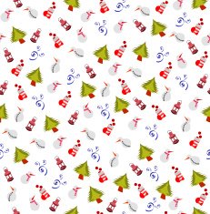 Illustration Seamless Christmas Pattern