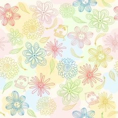 Seamless Floral Pattern N217