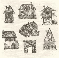 Hand-drawn House Illustration