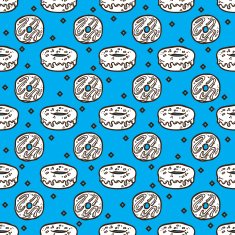 doodle donuts pattern N7